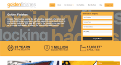 Desktop Screenshot of goldenfinishes.com